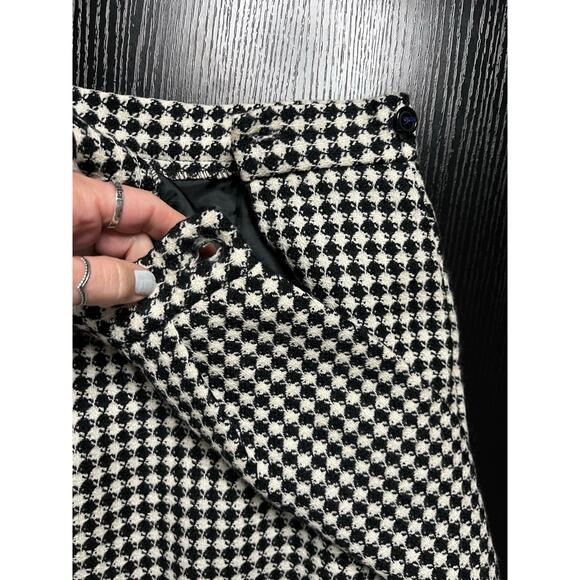 Vintage Vinci Clothiers Wool Houndstooth Midi Skirt - Picture 9 of 9